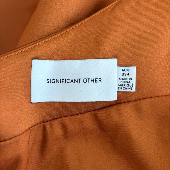 Significant Other Anne One Shoulder Wrap Mini Dress - Picture 7 of 7